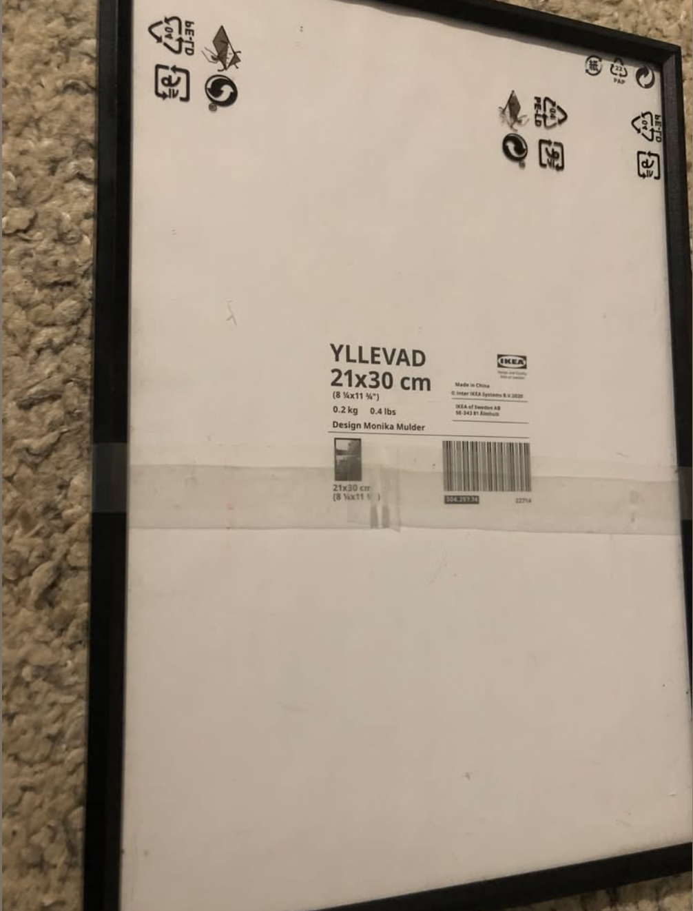 17 NEW Photo Frames - Ikea Black - photo 3