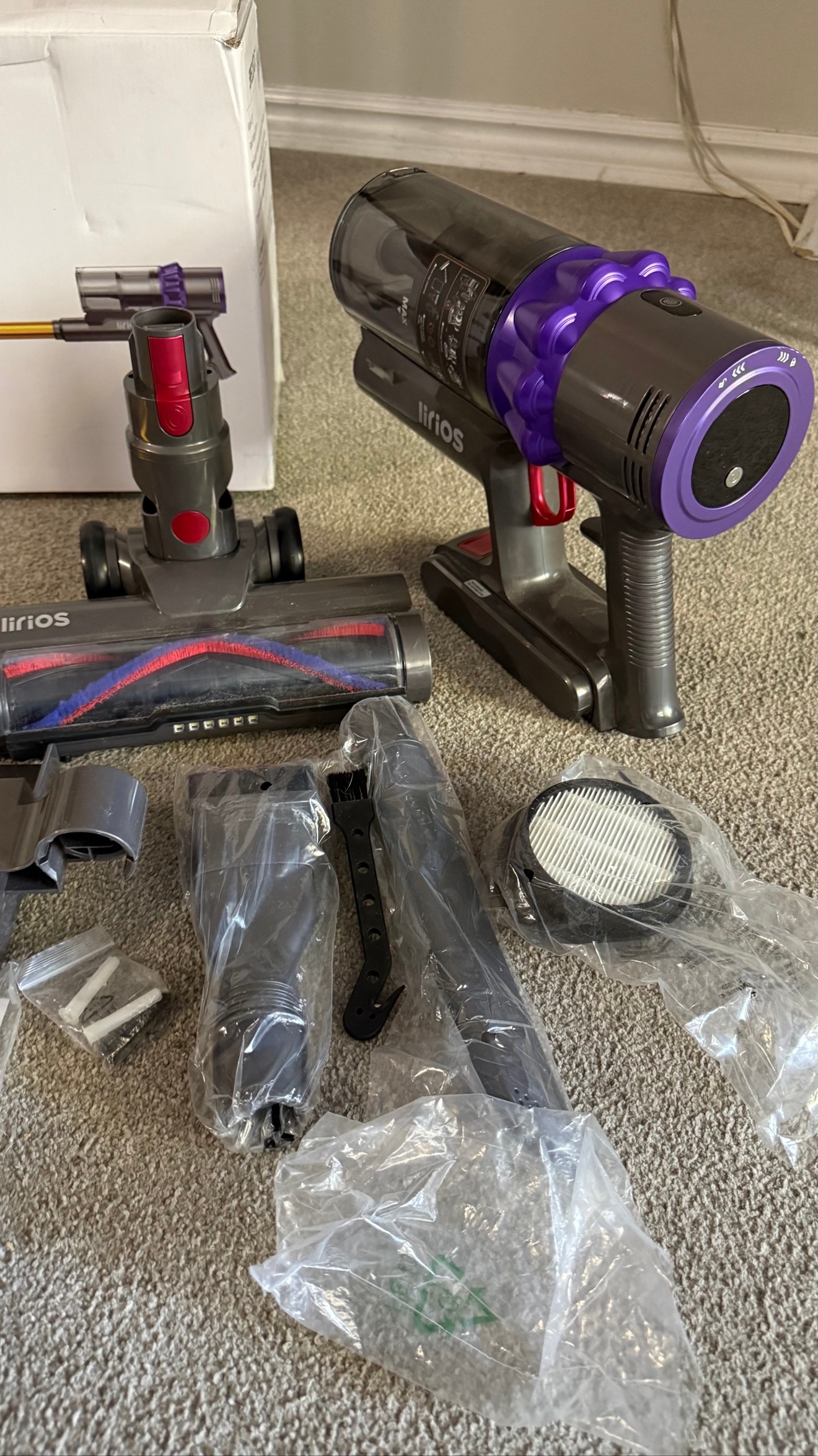 LIKE NEW Lirios Q7 Cordless Stick Vacuum - photo 3