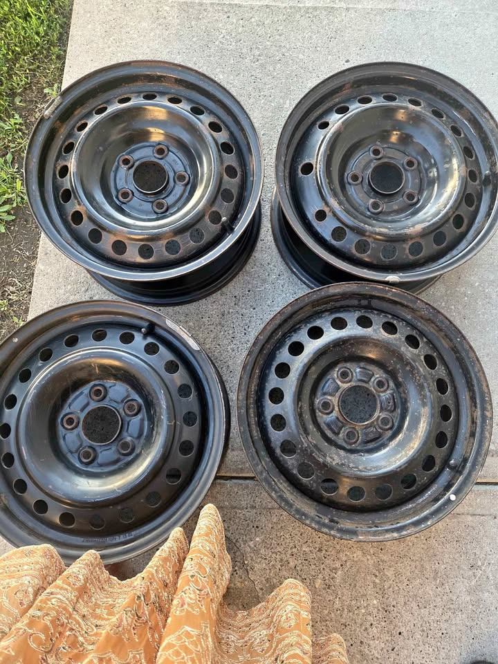 Set of 4 Steel Wheels