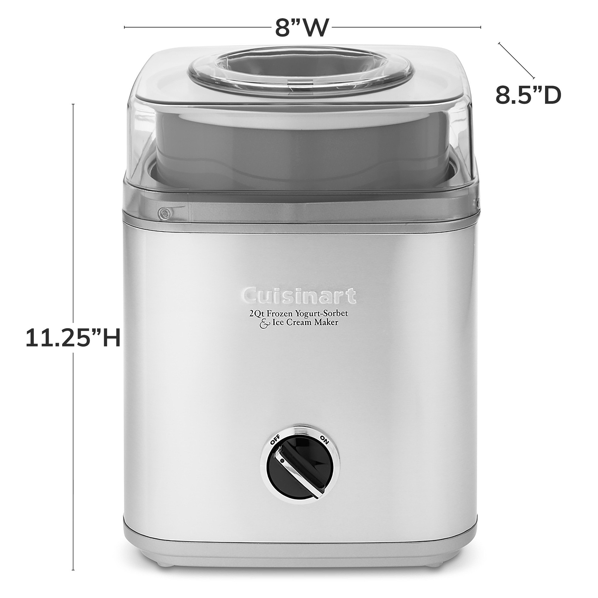 Cuisinart ICE-30BC Ice Cream & Frozen Yogurt Maker, 2-Quart - photo 4