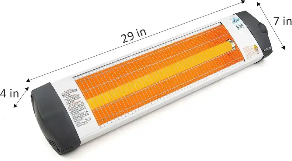 Electric Heater with Thermostat 1500-Wattfor Indoor and Outdoor - photo 5