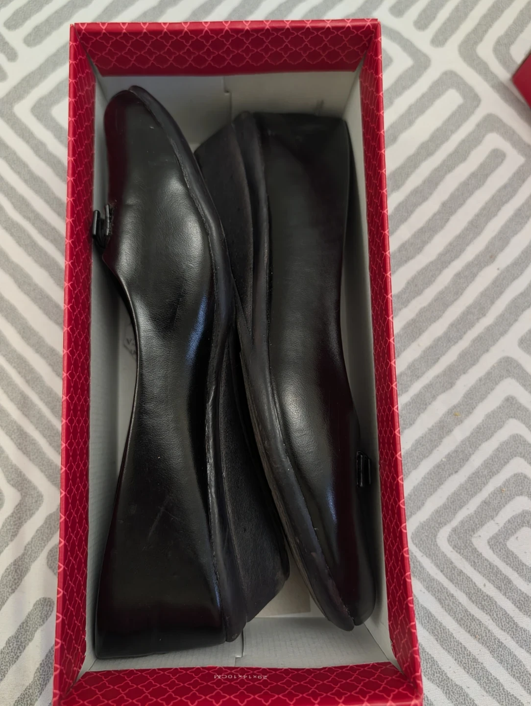 Charcoal Black Bow Wedges