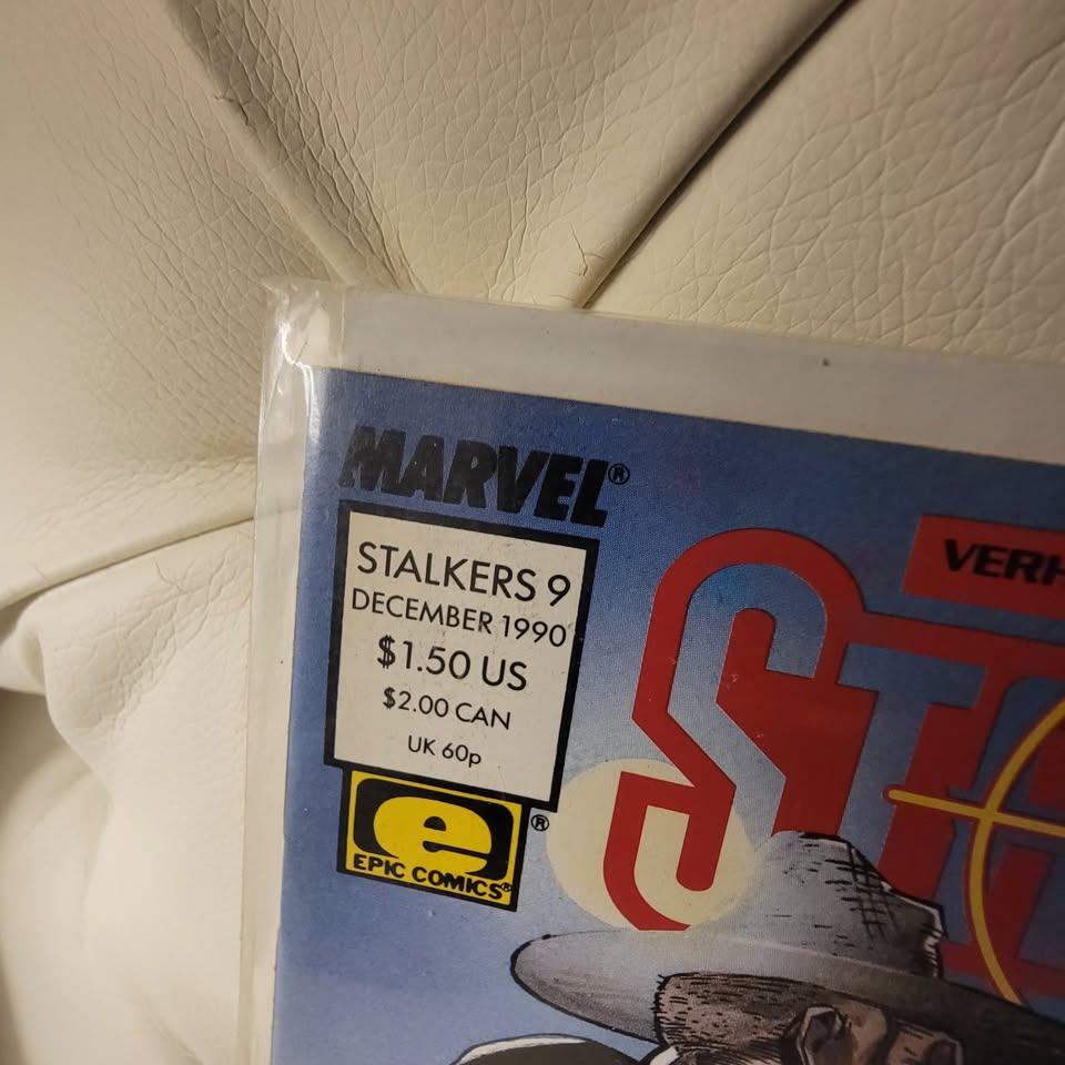 Stalkers #9 Marvel Epic Comics 1990 - Bagged - photo 2