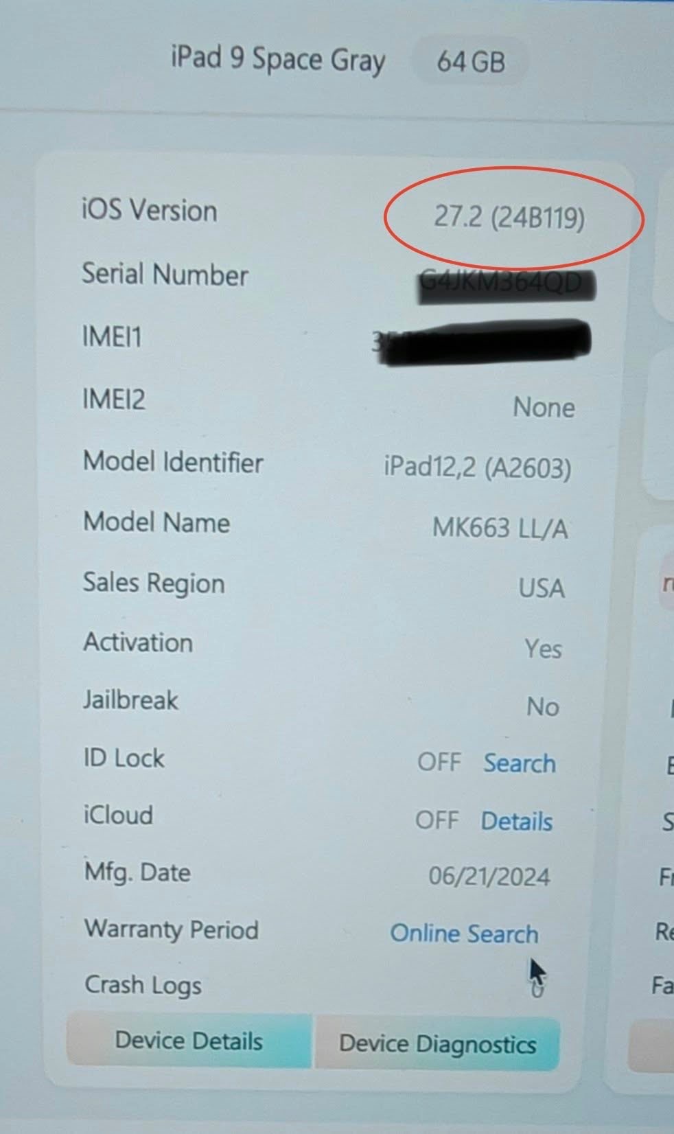 Iphone IOS 27 and below / Ipad IOS 27.2 and below MDM Lock - photo 3