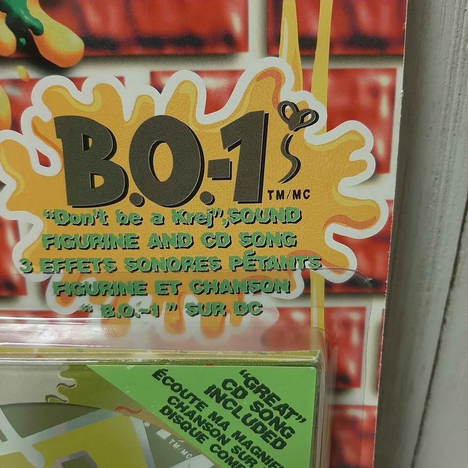 Rare The Spew Crew B.O-1 Action figure and CD by wow wee 1997 - photo 4