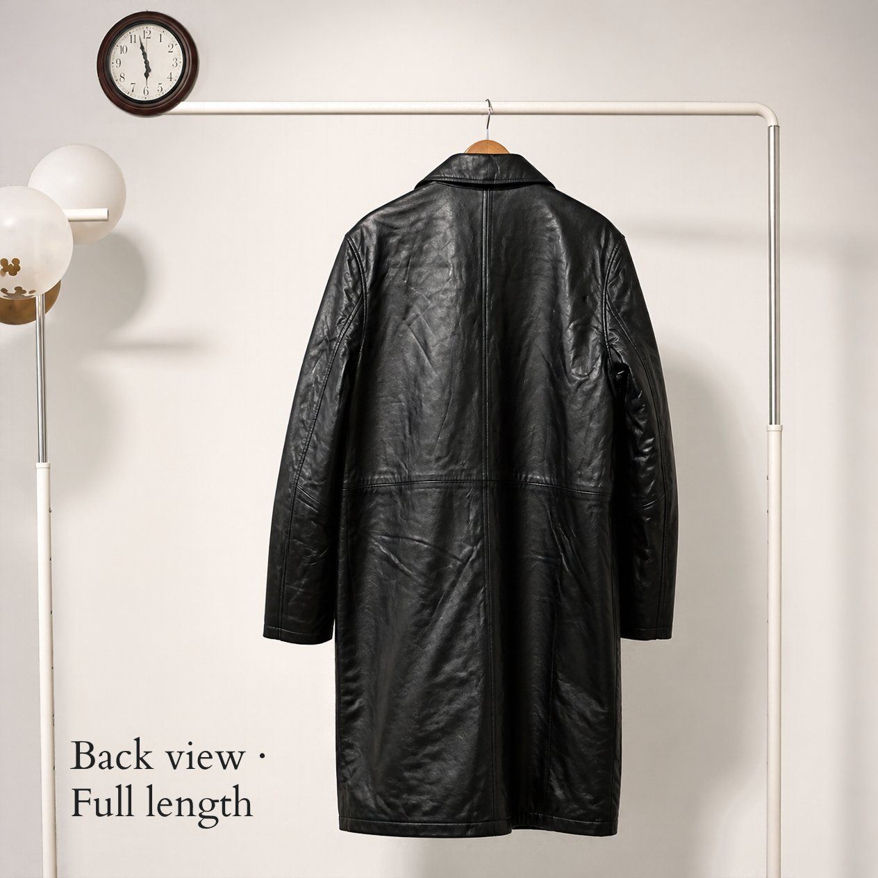 JKT-017 — Men's Santiago 3/4 leather coat — brand new, size XL - photo 2