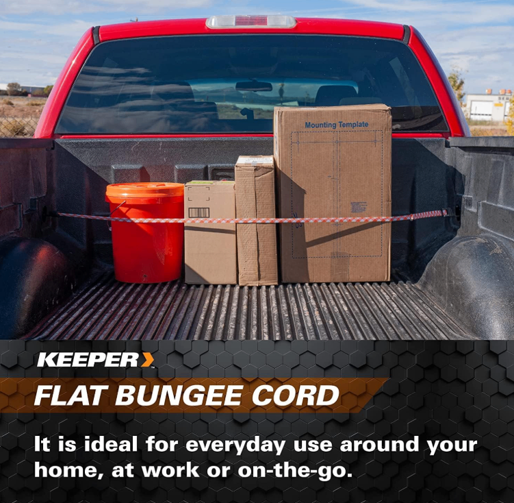 Keeper Adjustable Flat Bungee 10–54 in + bonus - photo 3