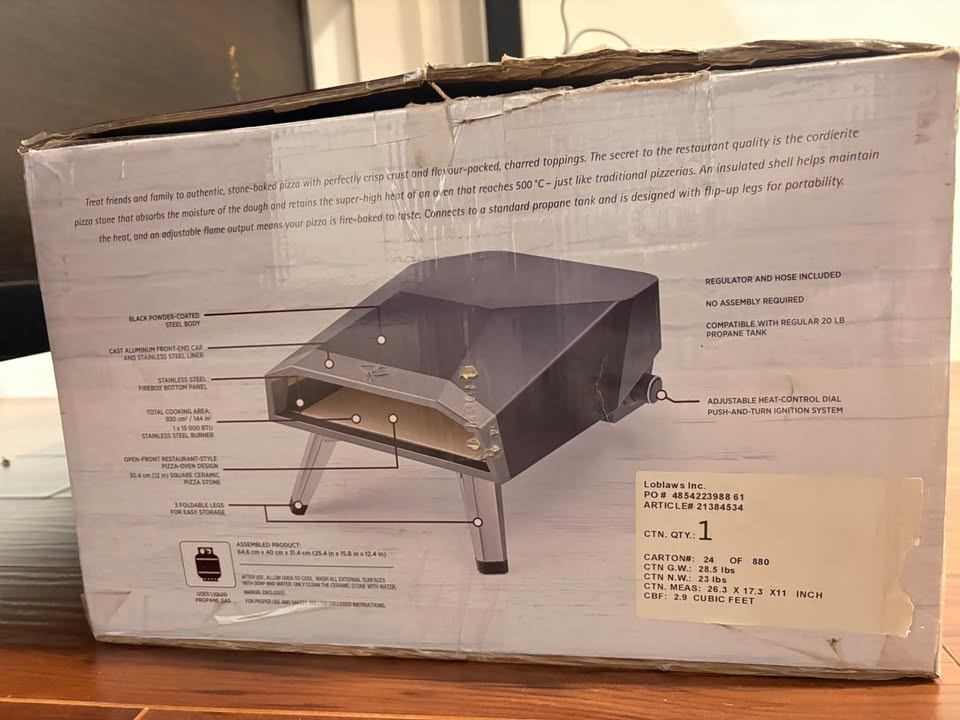 President's Choice Propane-Powered Pizza Oven - photo 5
