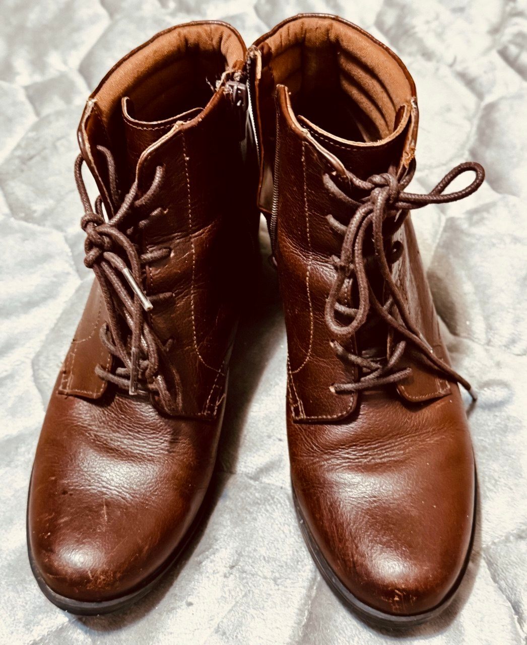Clarks Collection Brown Leather Ankle Boots