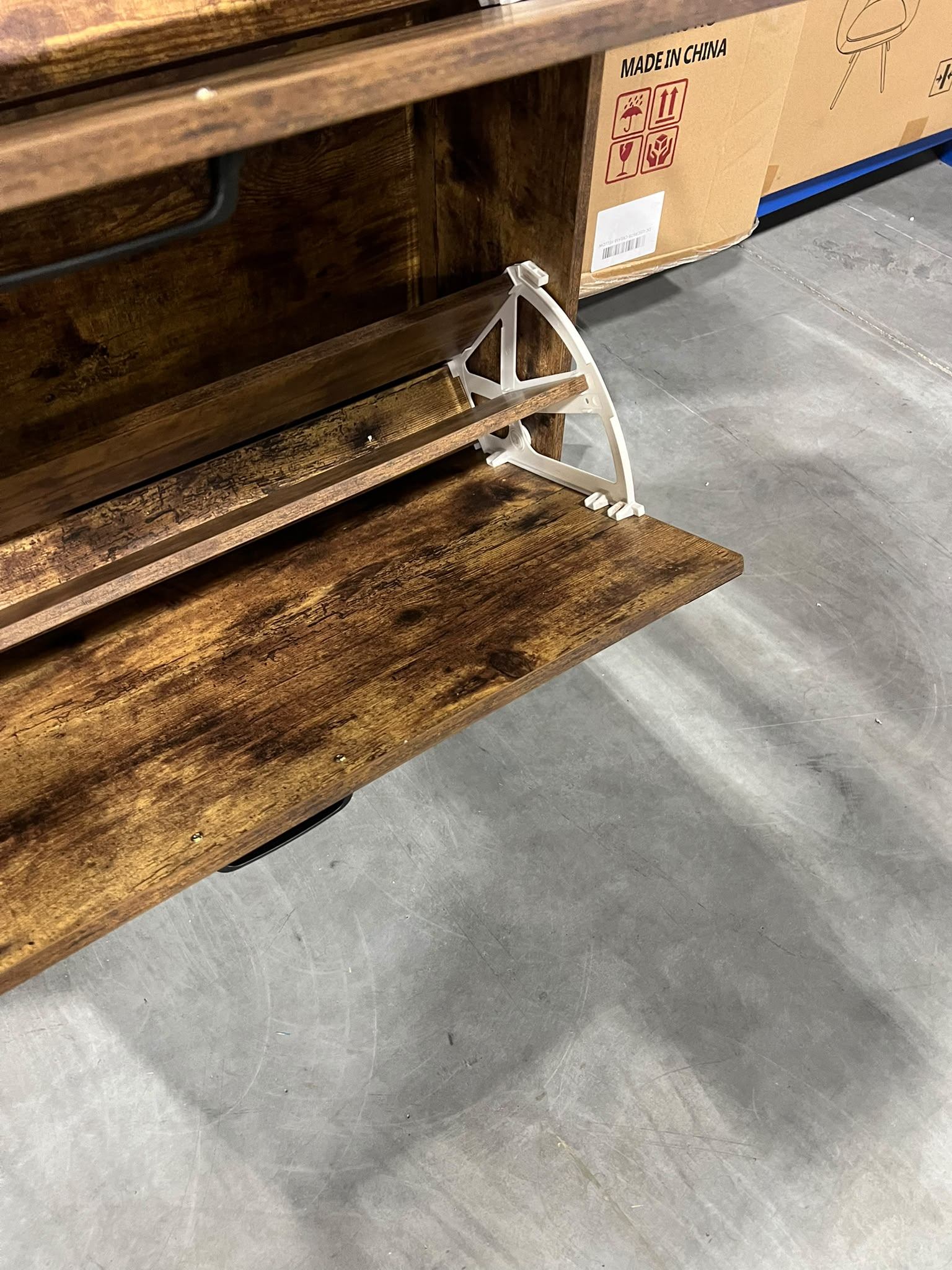 Shoe Cabinet $199 👟 Brand New – 2-Door, Rustic Brown - photo 3