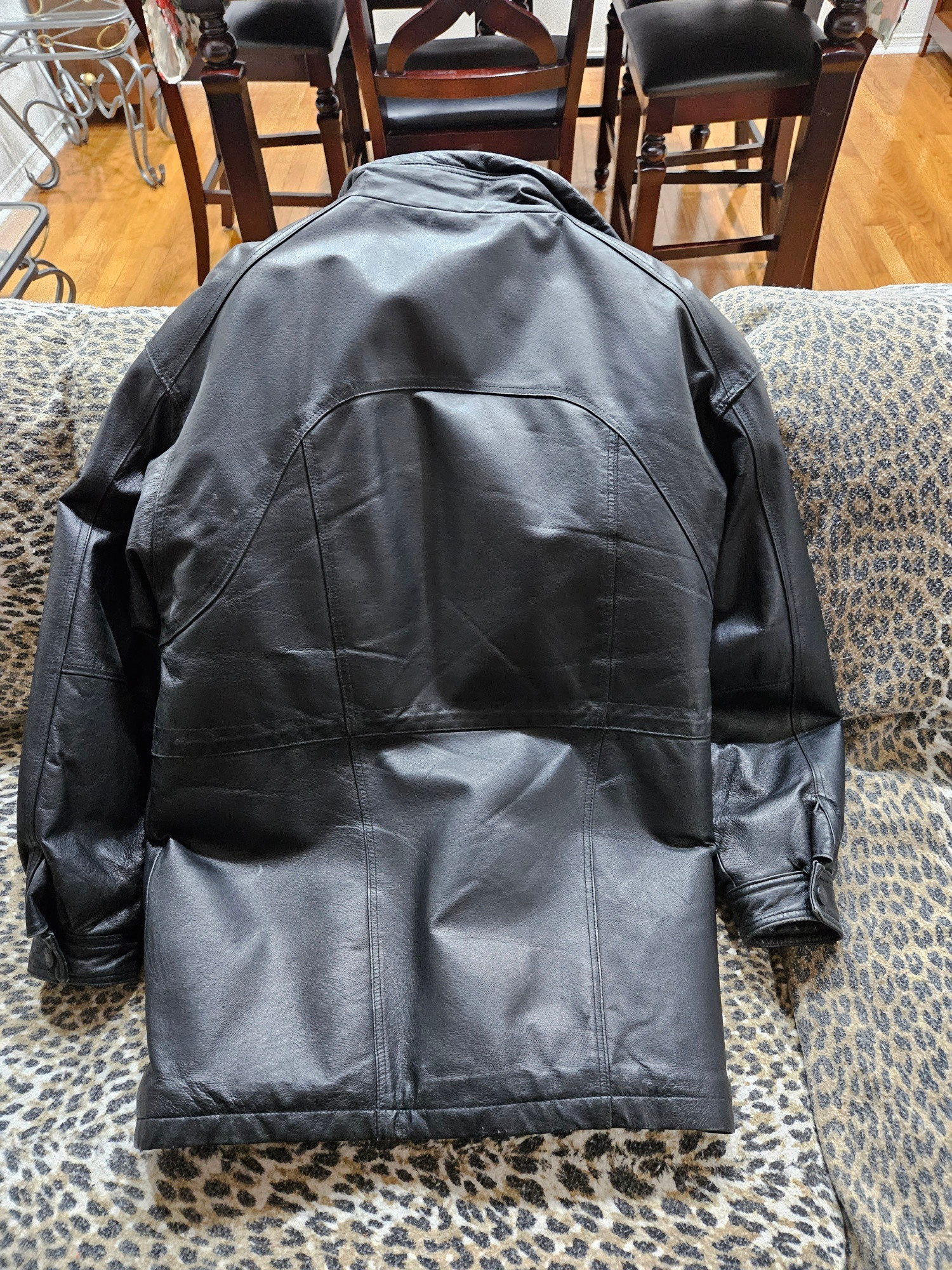 Pelle Cuir Genuine Black Leather Jacket / Coat - photo 2