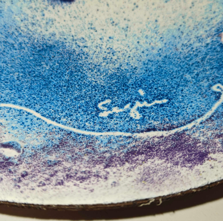 Bernard Séguin Poirier Zodiac Plate enamel-on-copper - photo 4