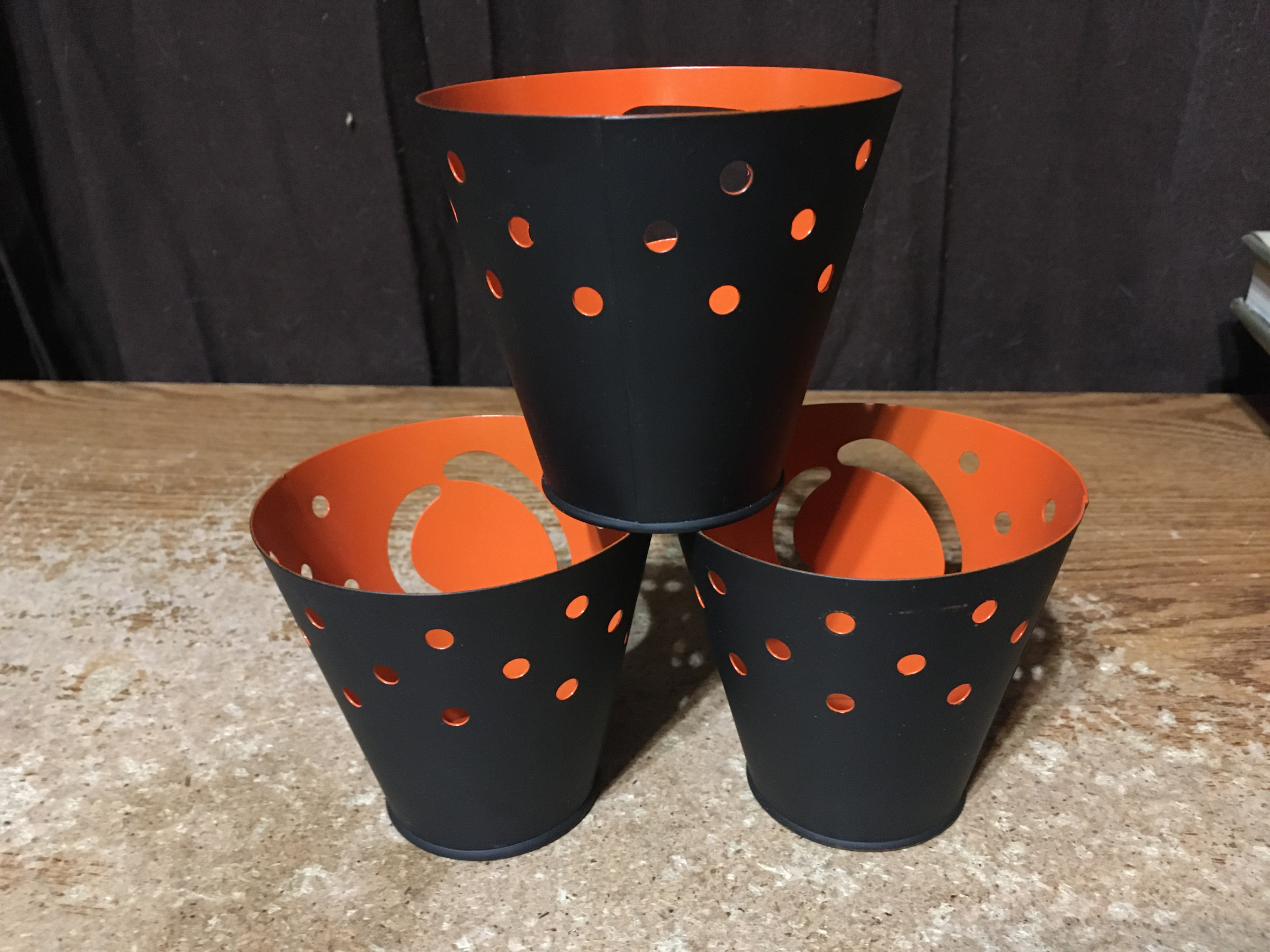 Halloween metal BOO Candle Holders Hallmark - photo 3
