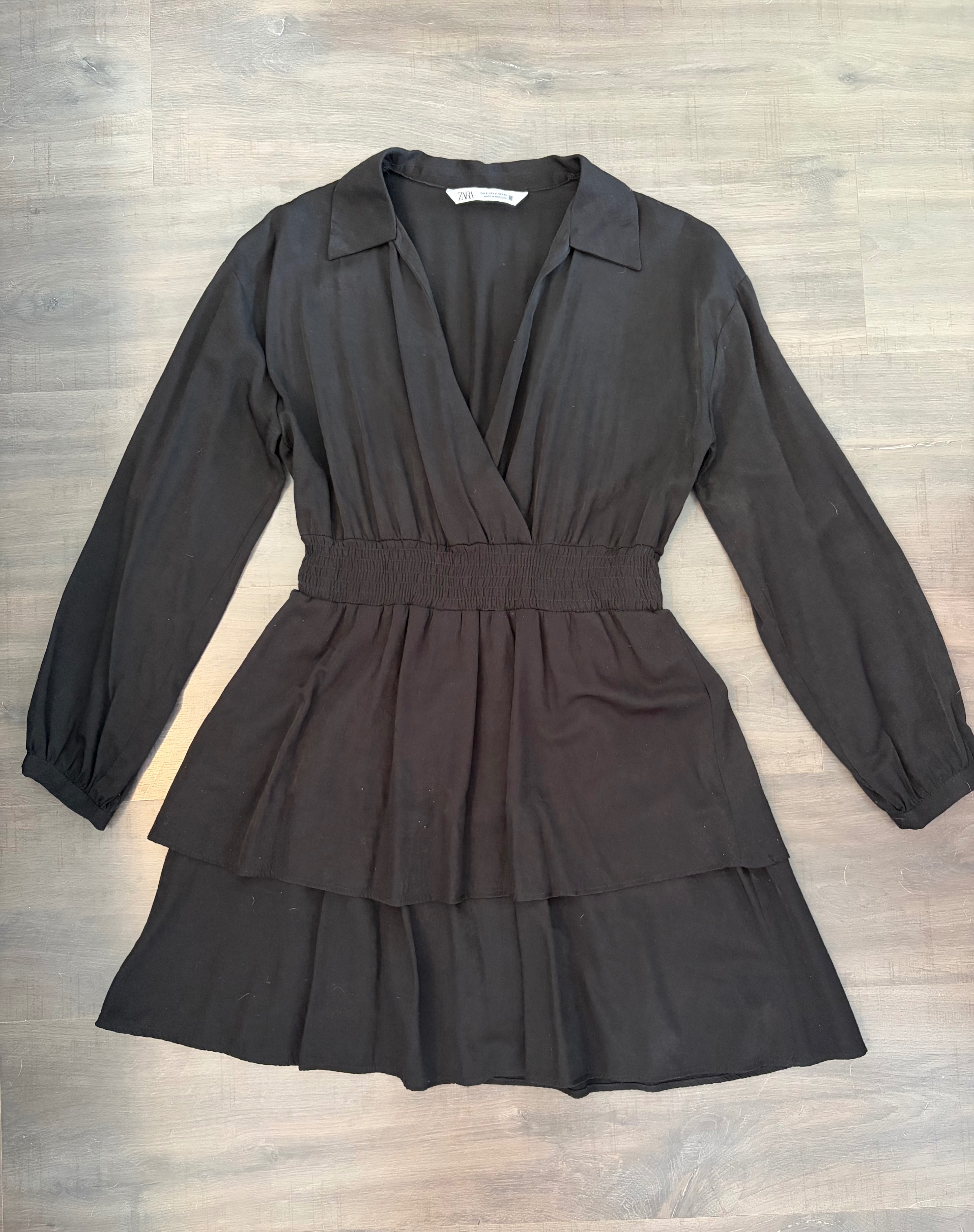 Zara Black Dress -Size S - photo 2