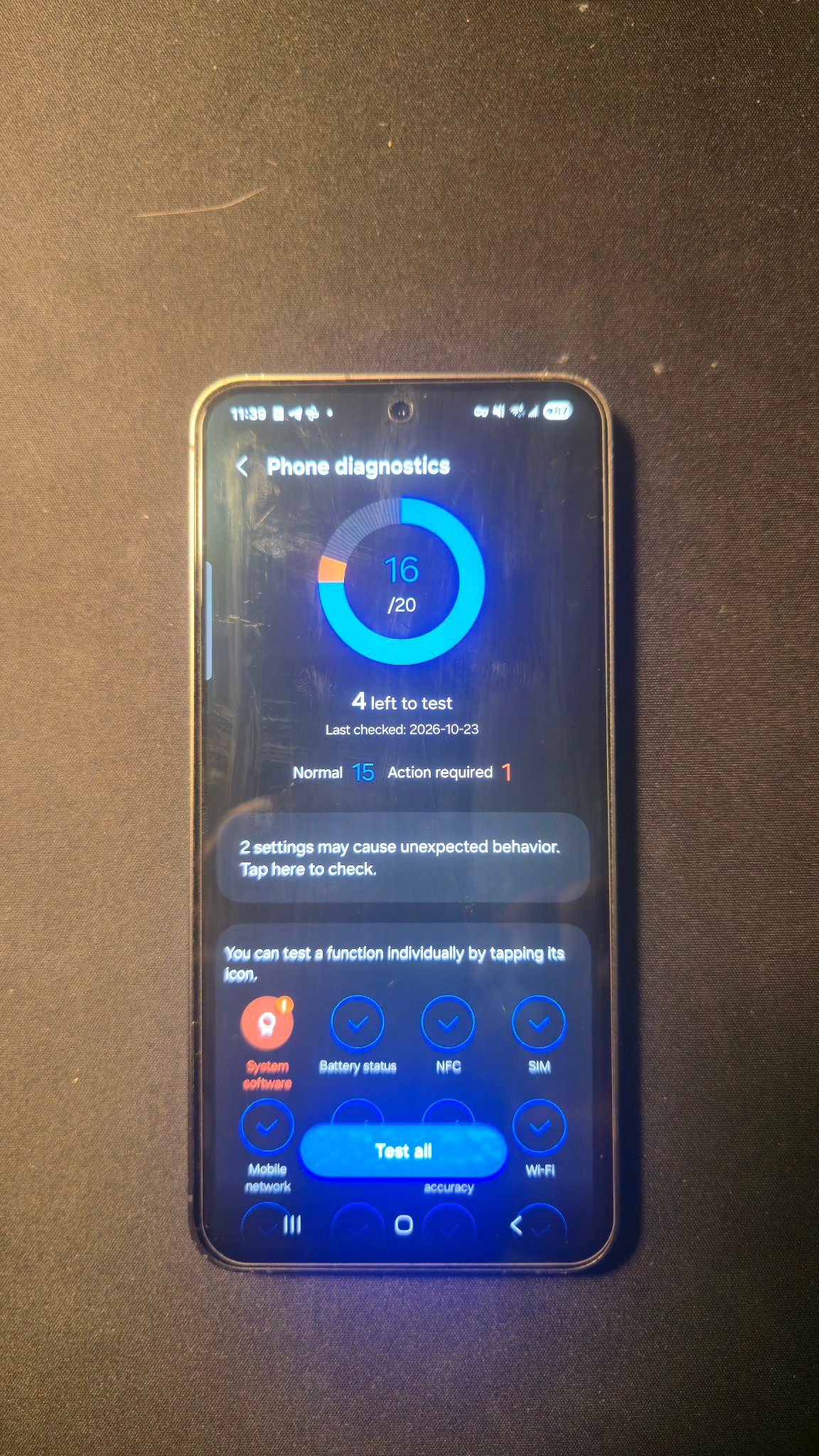 Samsung Galaxy S24 FE 128GB – Graphite, Unlocked, All Works - photo 3