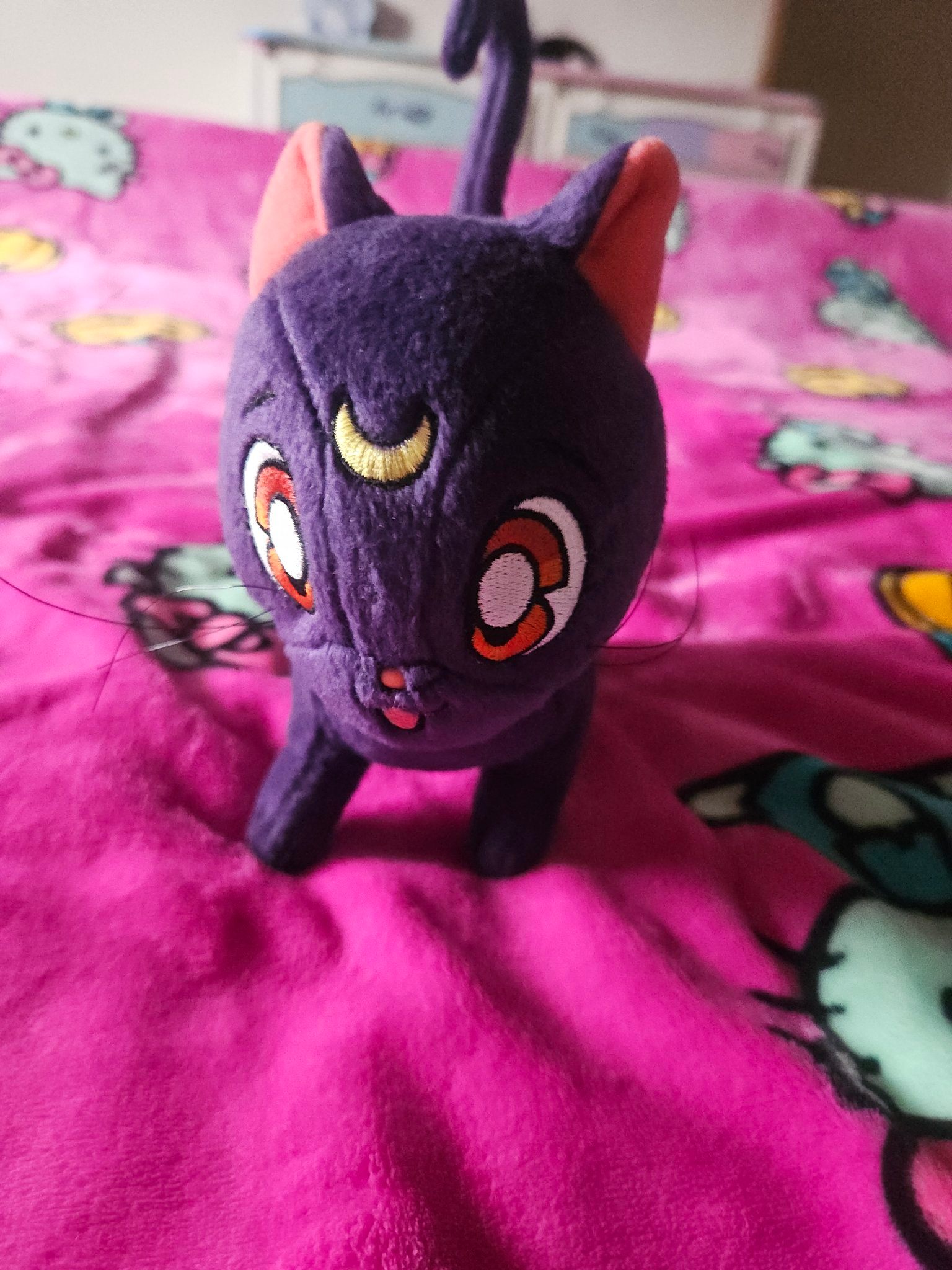 Luna Plush from Sailor Moon - Purple Cat - photo 3