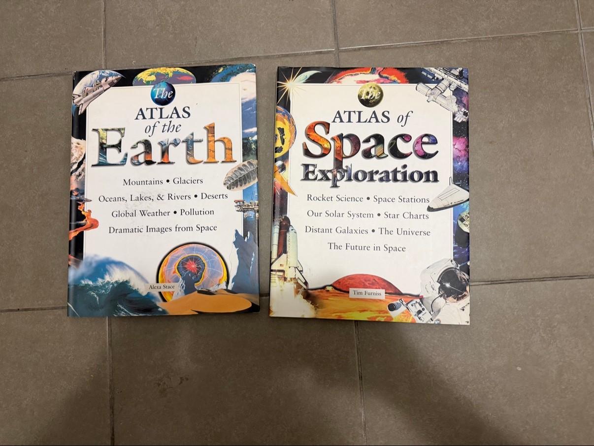 Atlas of the Earth & Atlas of Space Exploration - 2 Book Set