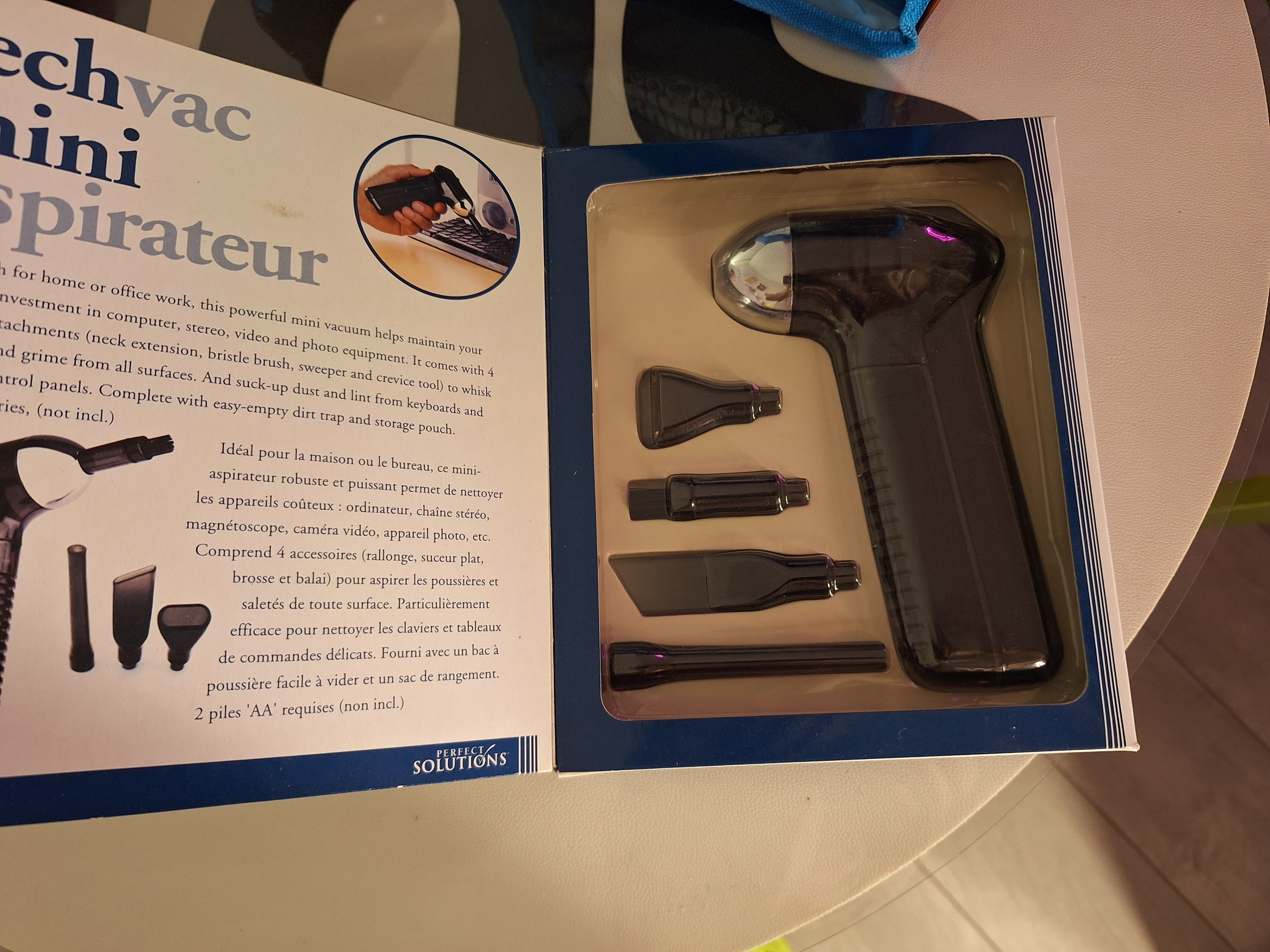 Perfect Solutions Techvac Mini Vacuum - photo 2
