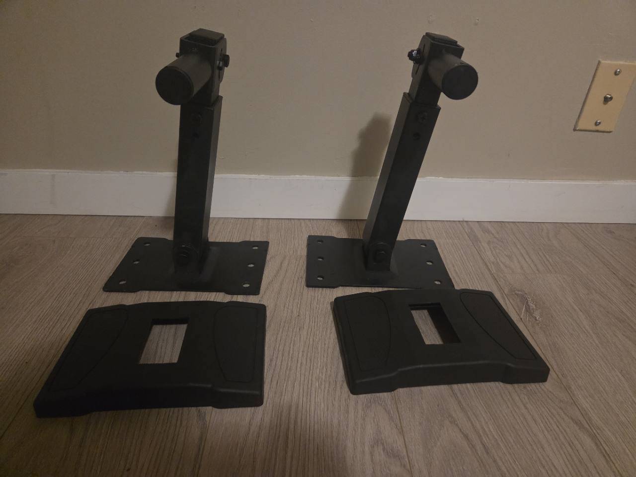 Pair of Adjustable PA Speaker Wall Mounts – Heavy Duty