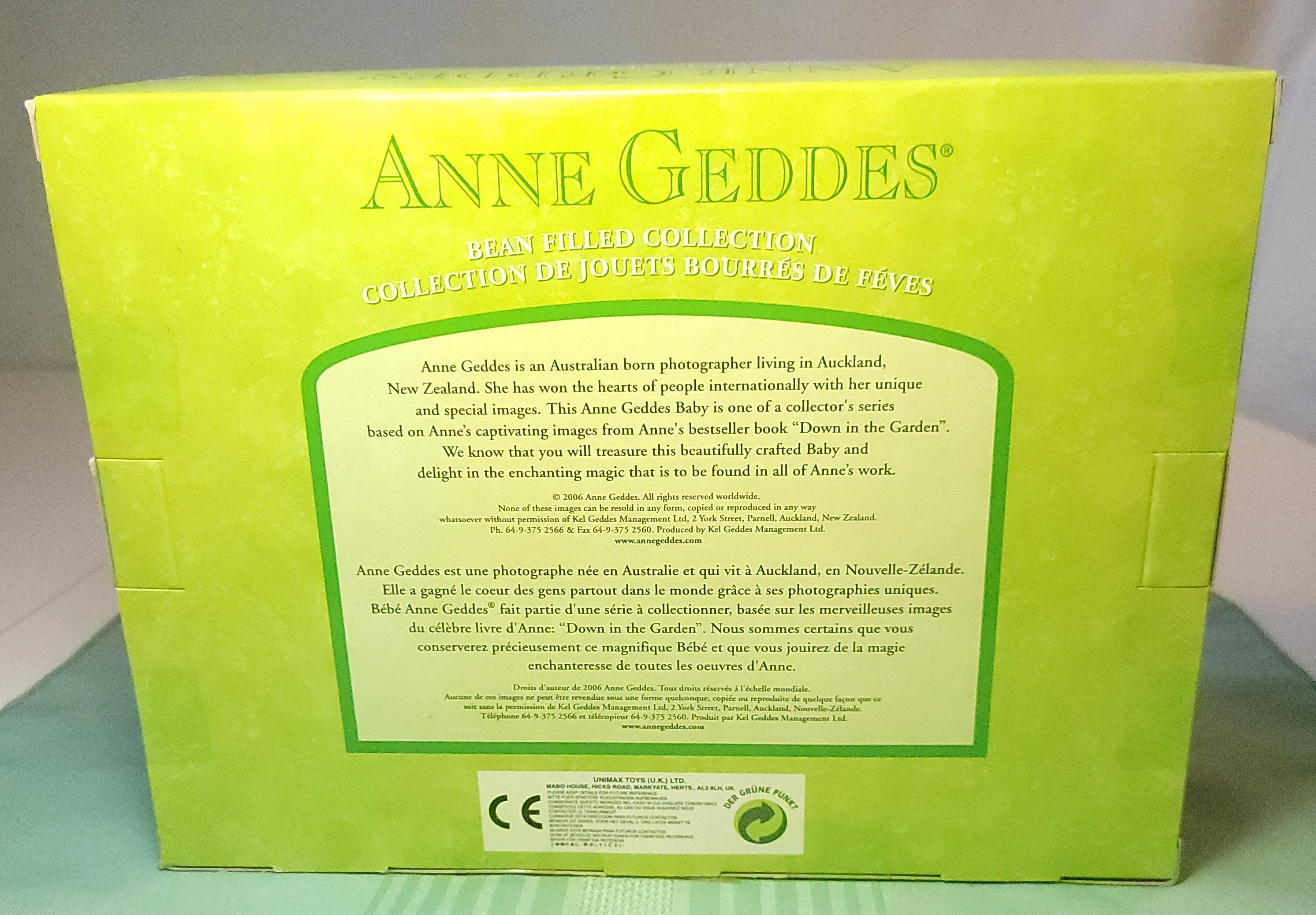 2006 Anne Geddes Bean Filled Baby Hedgehog Doll Plush New In Box - photo 5