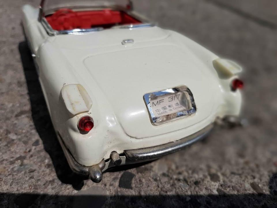 Vintage tin friction toy car Corvette Mf 317 mf317 - photo 2
