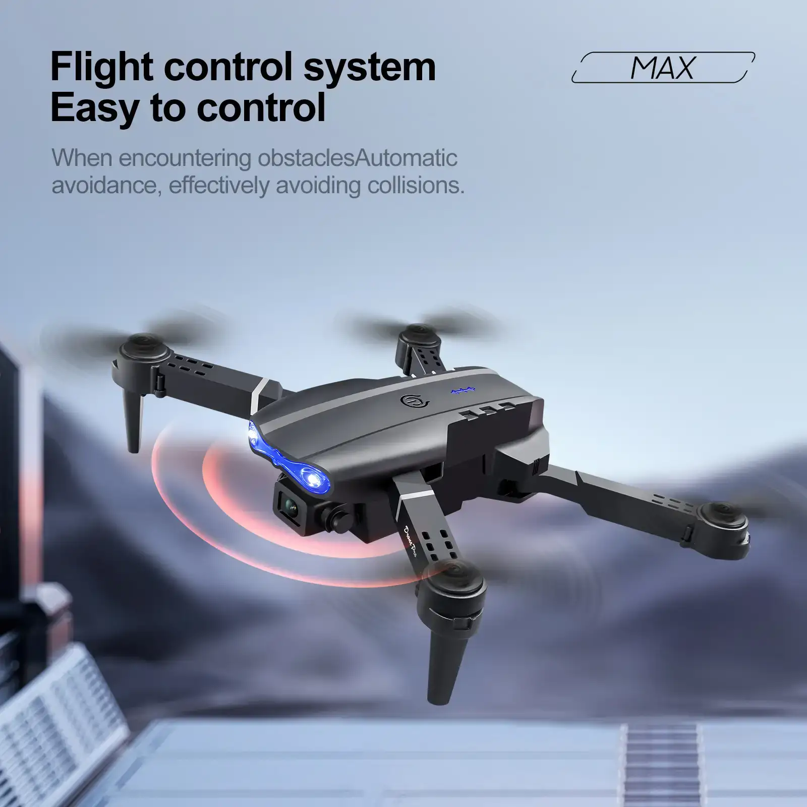 Mini RC E88 Drone 4K HD Dual Cameras Foldable Quadcopter LED - photo 3
