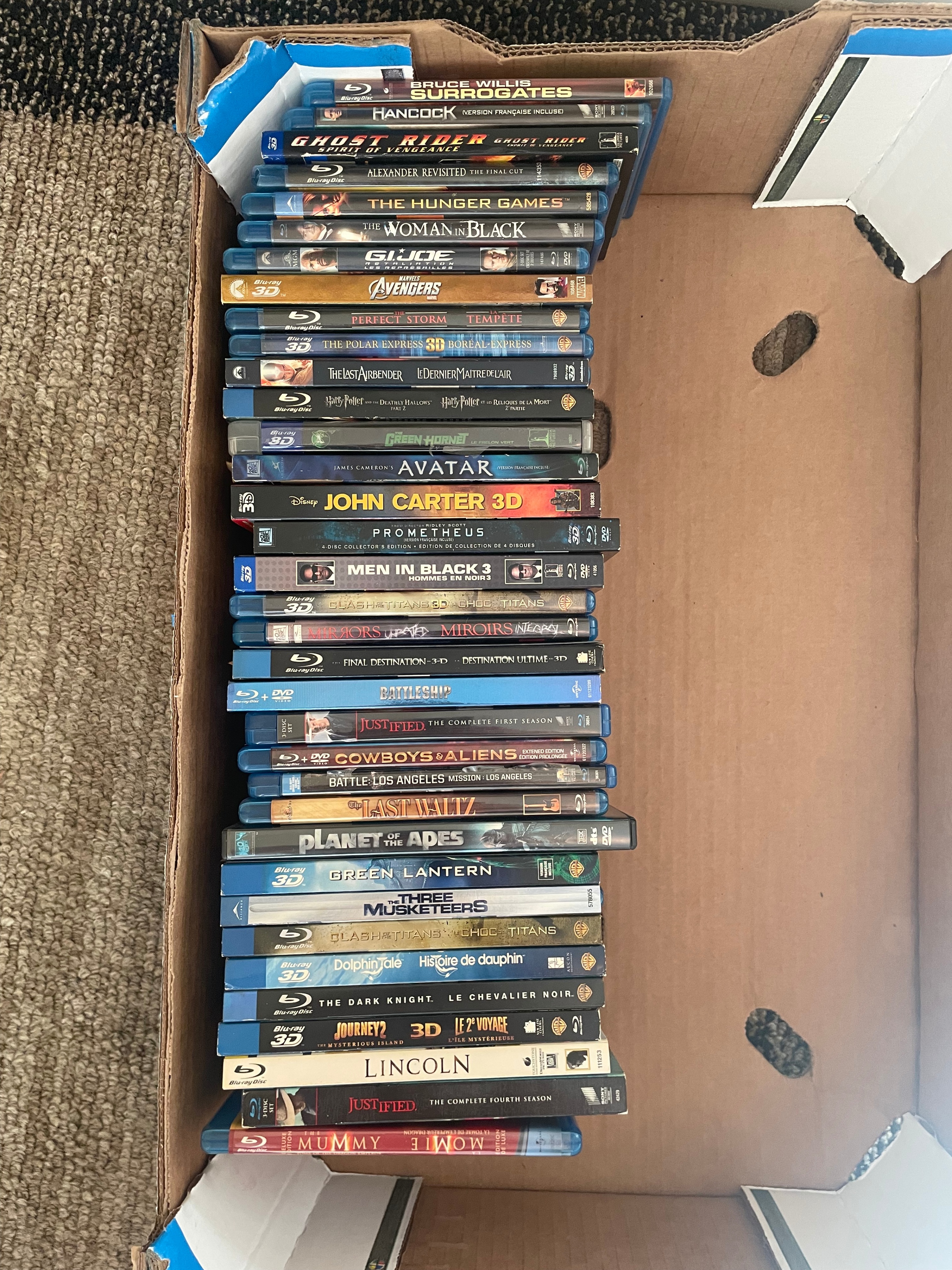 Blu-ray DVDs for sale