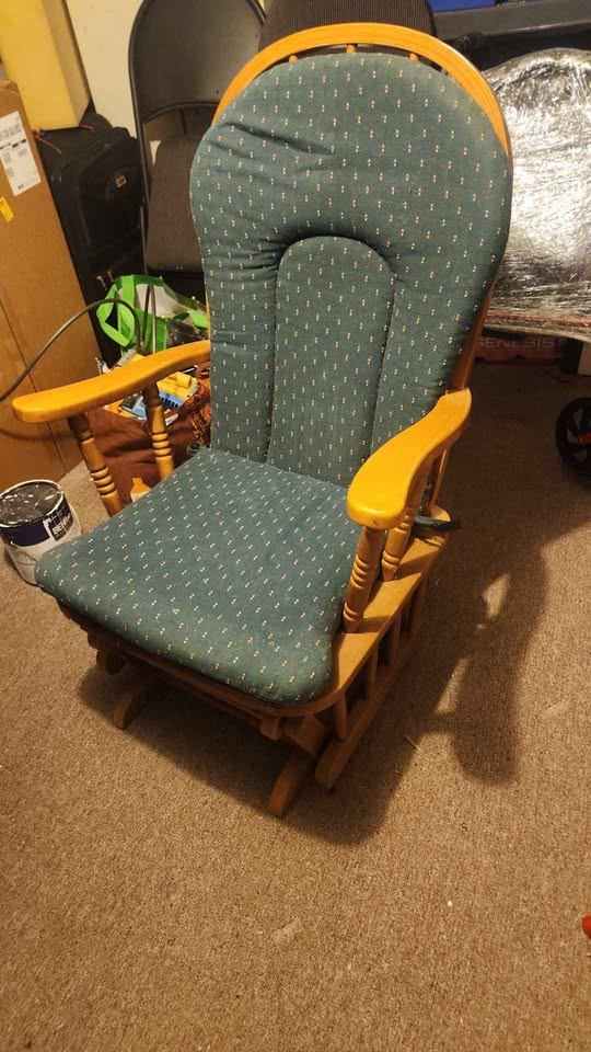 Vintage Wood Rocking Chair