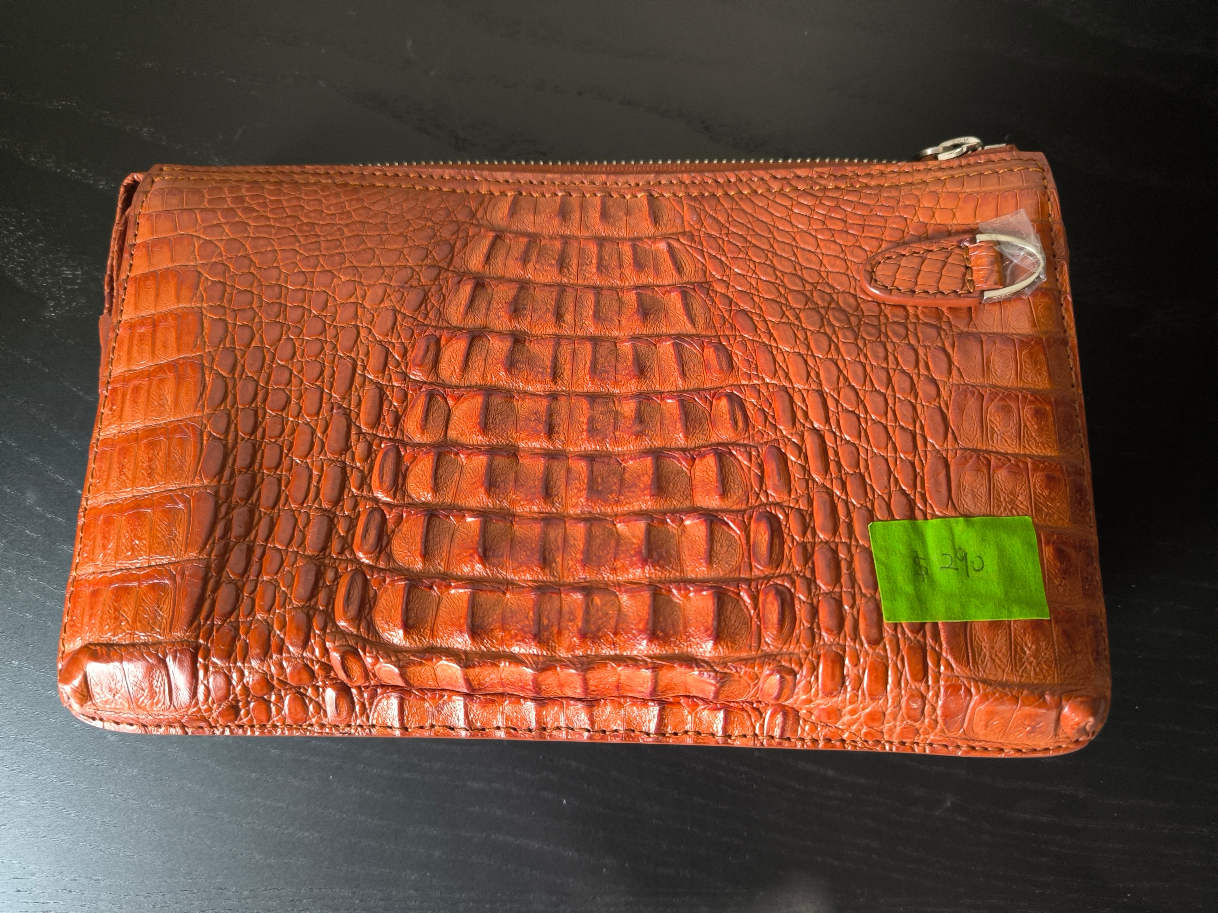 Brand New Crocodile Leather Purse from Zambia - photo 2