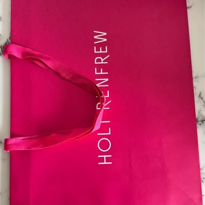 Holt Renfrew Magenta Shopping/Gift Bags 40x50x15 cm – Box of 50