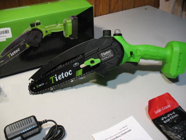 6 Inch Cordless Mini Chainsaw, BRAND NEW - photo 2