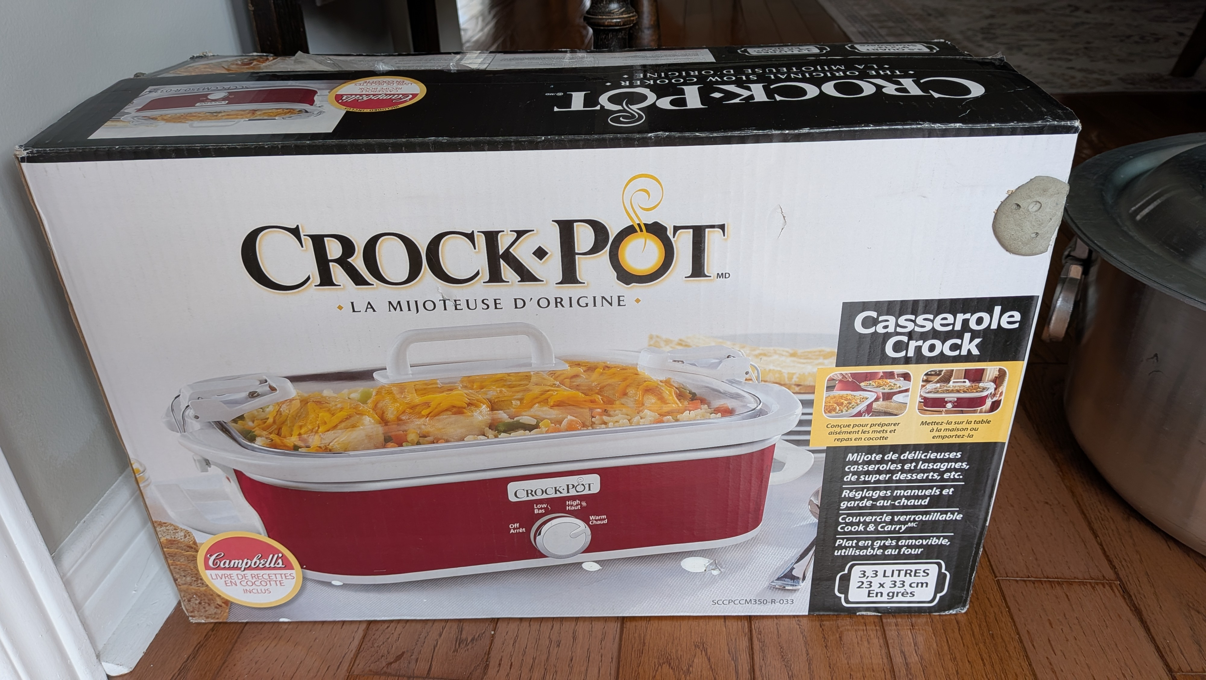 Crock-Pot Casserole Crock 3.3L Slow Cooker – $45 OBO