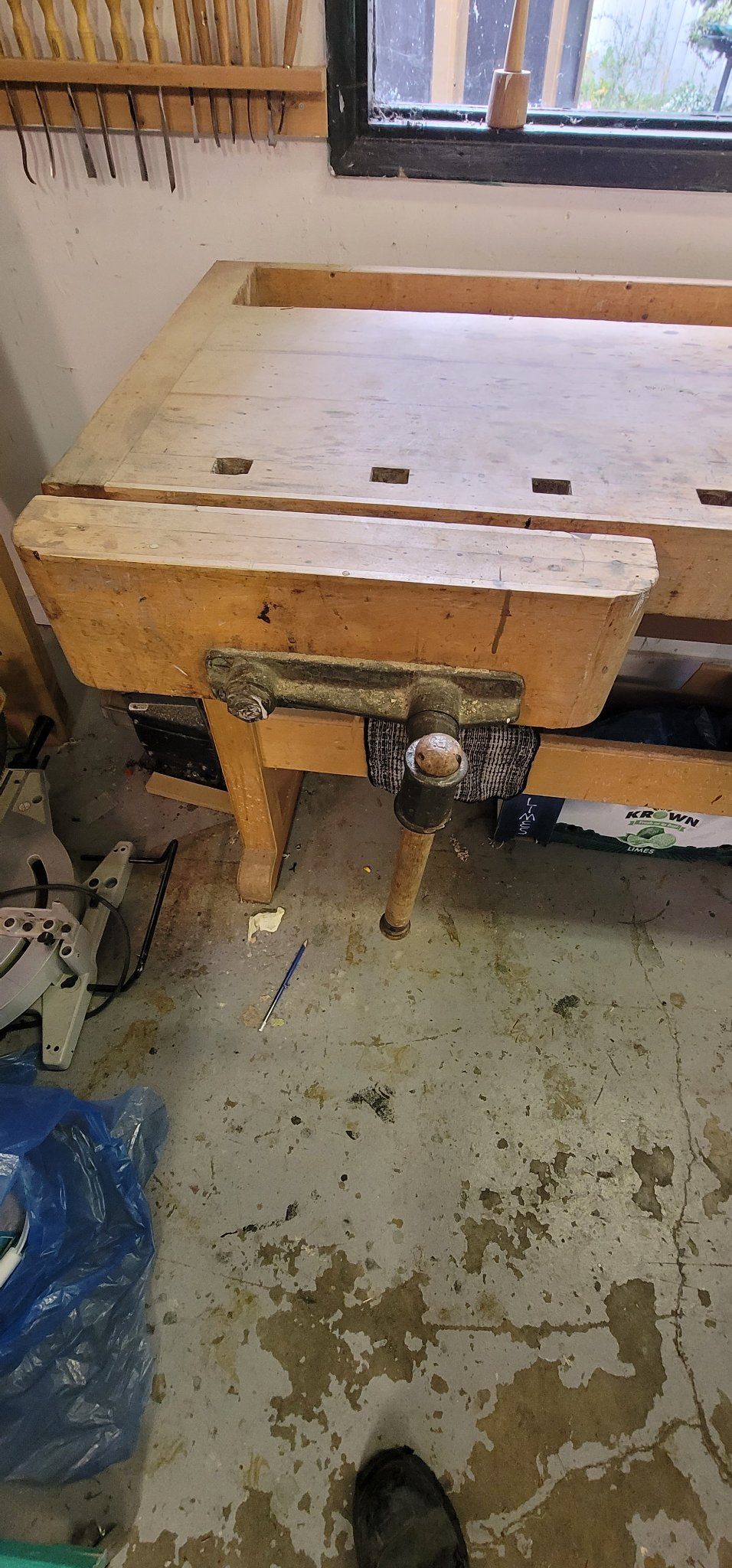 European Beech Cabinetmaker's Workbench — Face + Tail Vise - photo 2