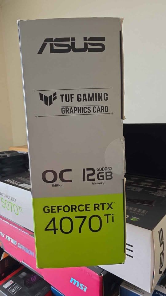 ASUS TUF Gaming RTX 4070 Ti OC 12GB GDDR6X – Like New - photo 3