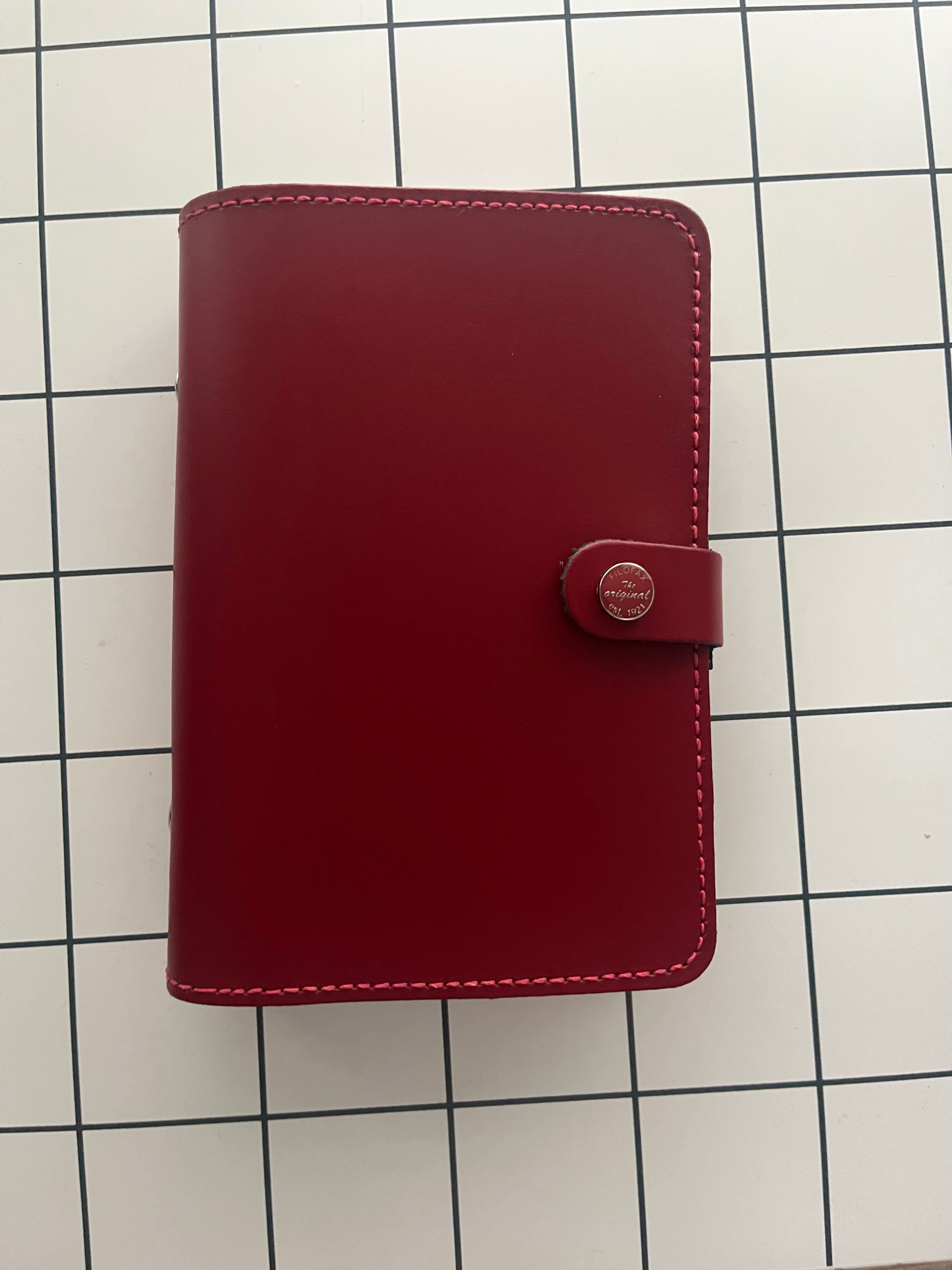 Filofax Original Personal (Pillarbox Red) + Accessories/Inserts