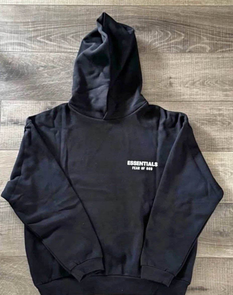 Black Men's Essentials Hoodie (Fear of God)