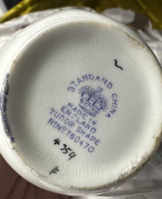 Vintage Art Deco Fine Bone China Tea Set (Standard China) - photo 4