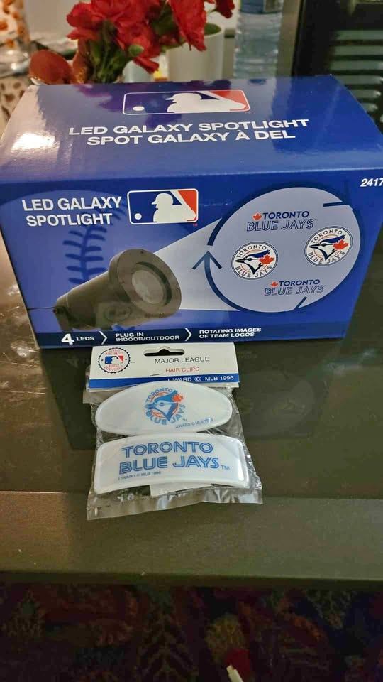 Toronto Blue Jays LED Galaxy spotlight Projector moving blue