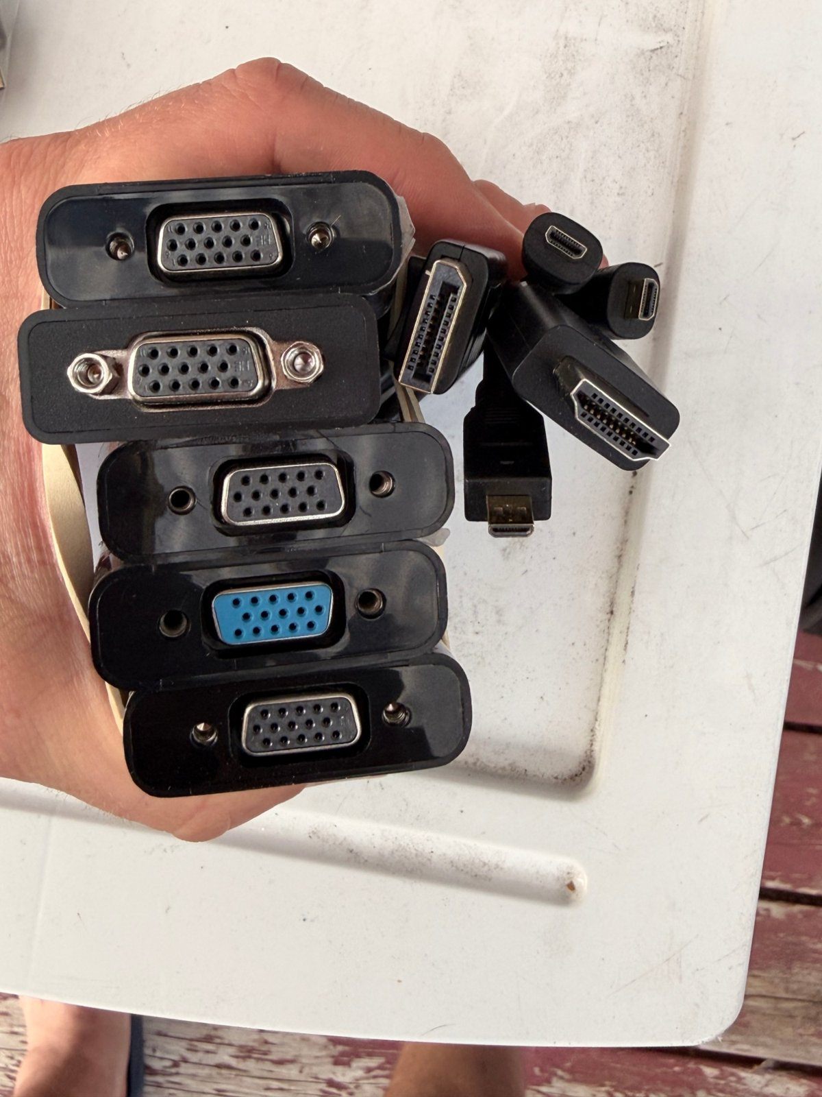 HDMI, Micro HDMI & DisplayPort to VGA Adapters – $5 Each