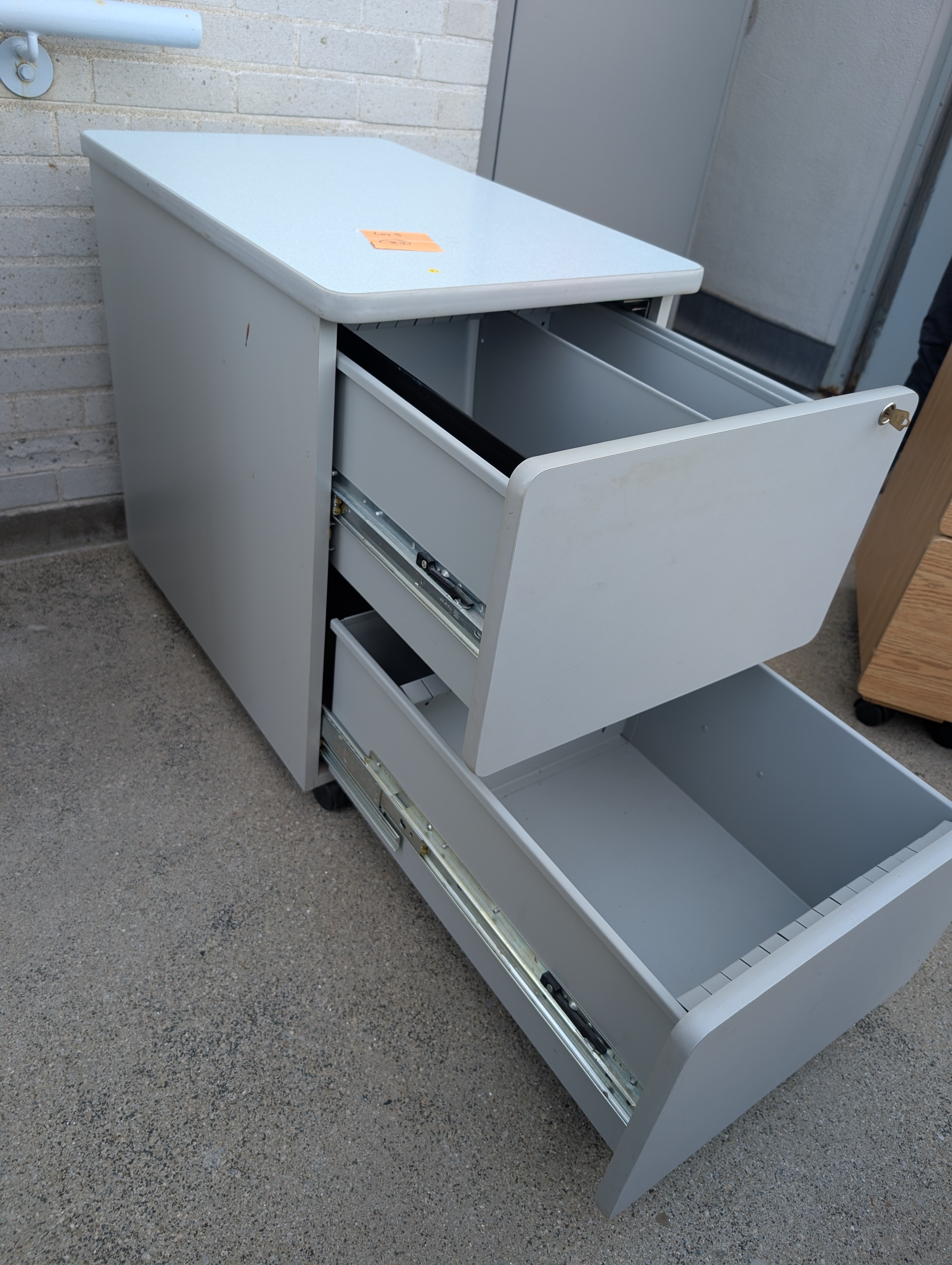 Two-Drawer Metal Filing Cabinet - photo 3