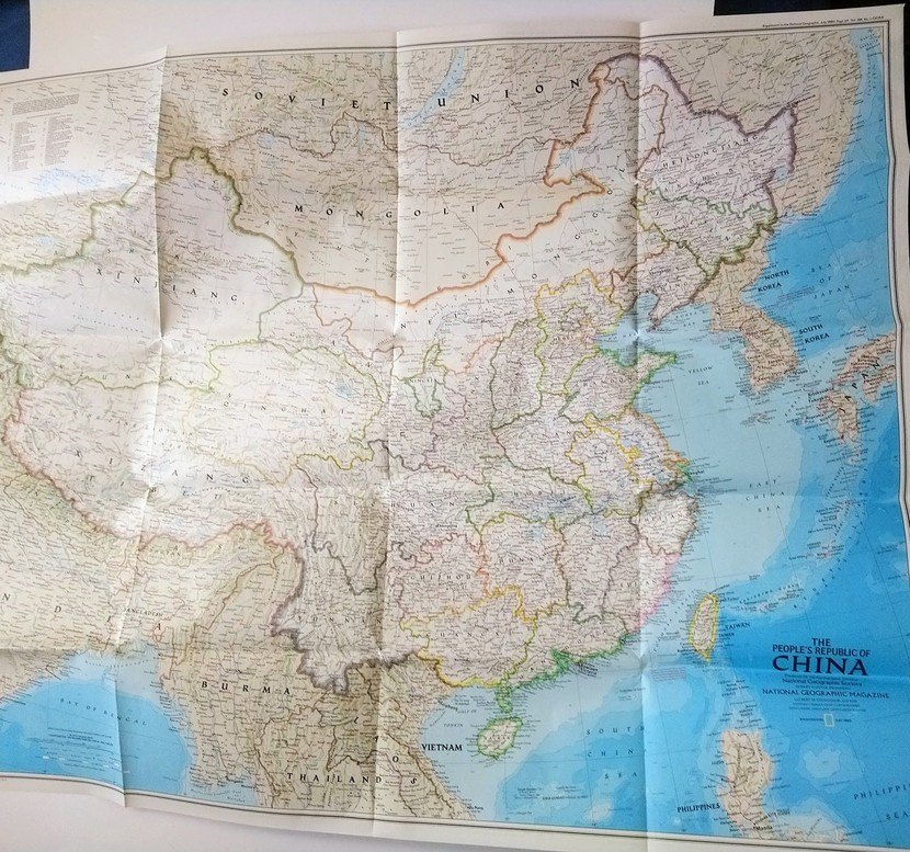 vintage National Geographic Maps!