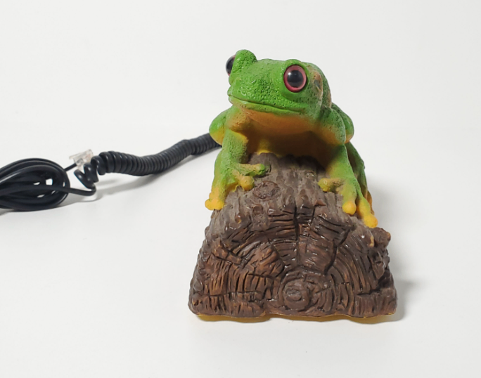 Telemania Rainforest Tree Frog Telephone Land Line Vintage Croak - photo 2