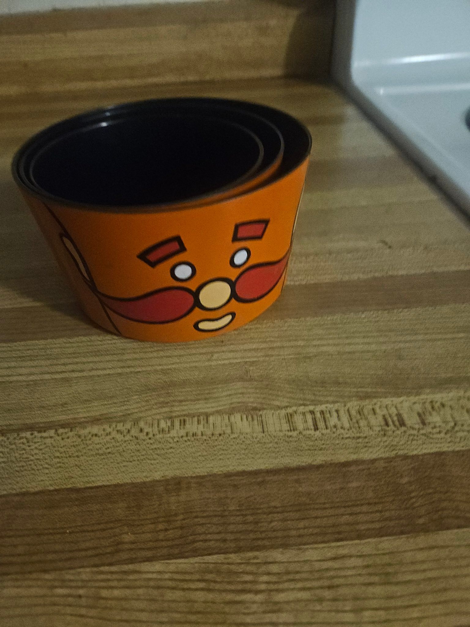 Stackable Character Cups - Set of 3 - Orange - photo 2