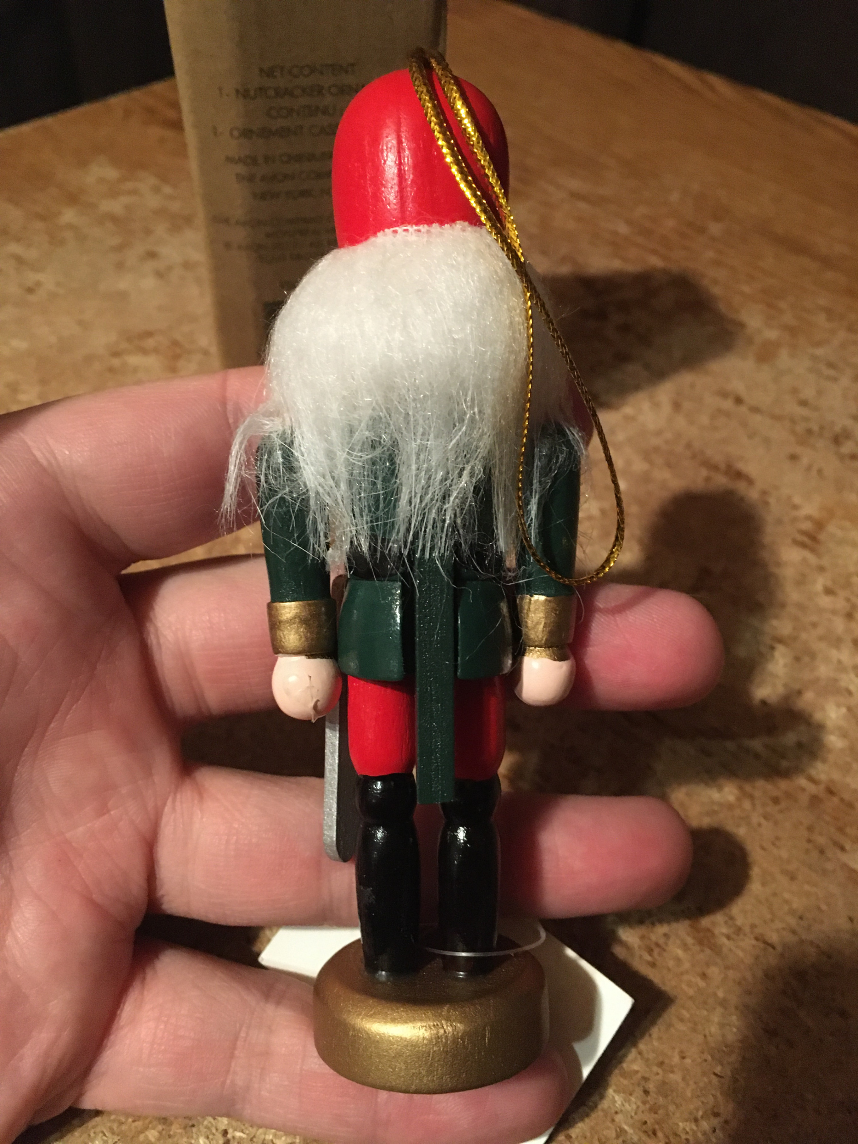 AVON 2023 NUTCRACKER CHRISTMAS WOODEN ORNAMENT NEW IN BOX - photo 3