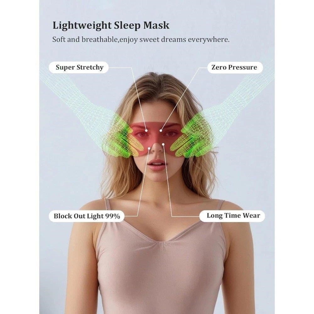 Comfort Sleep Eye Masks, 7-Pack — Brand New - photo 2