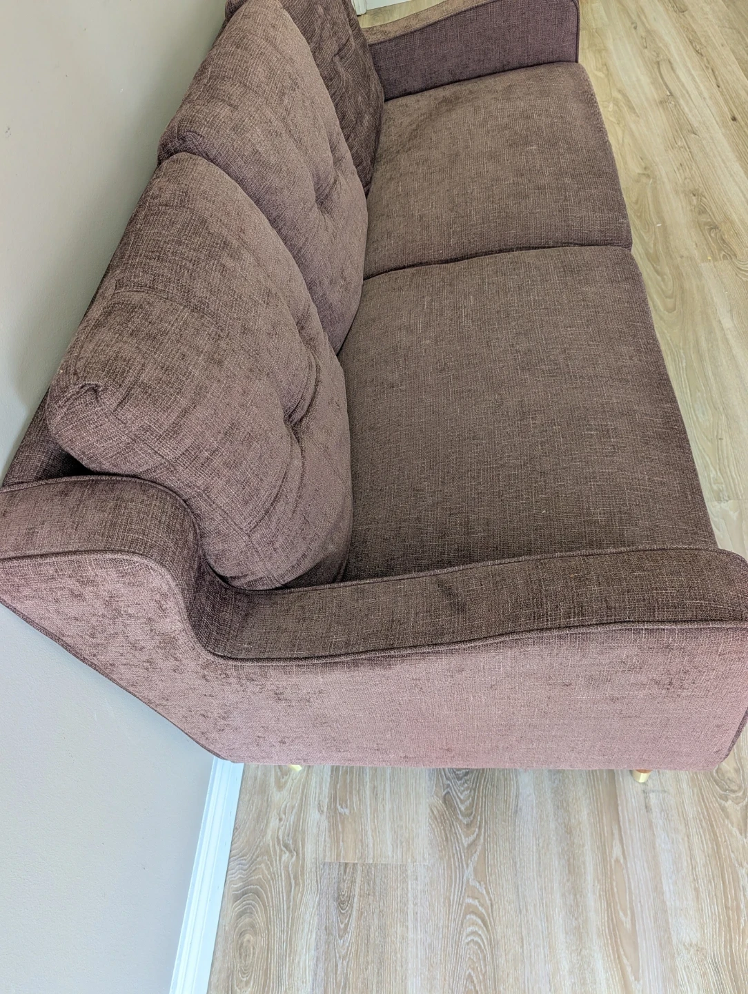 Moving out sale - 3-Seater Sofa – Coffee Linen Blend - photo 2
