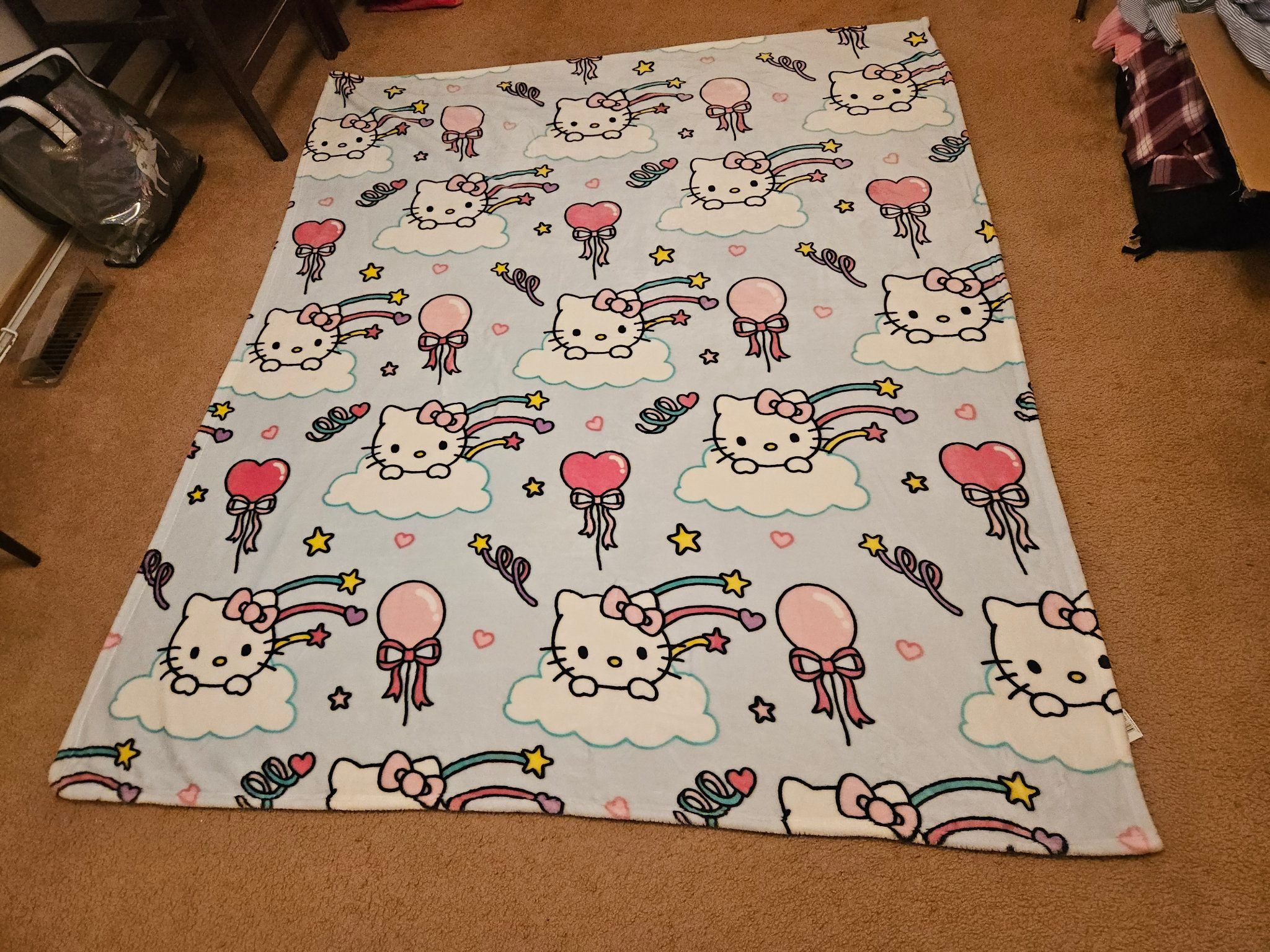 Hello Kitty Twin Blanket - Brand New, Never Used