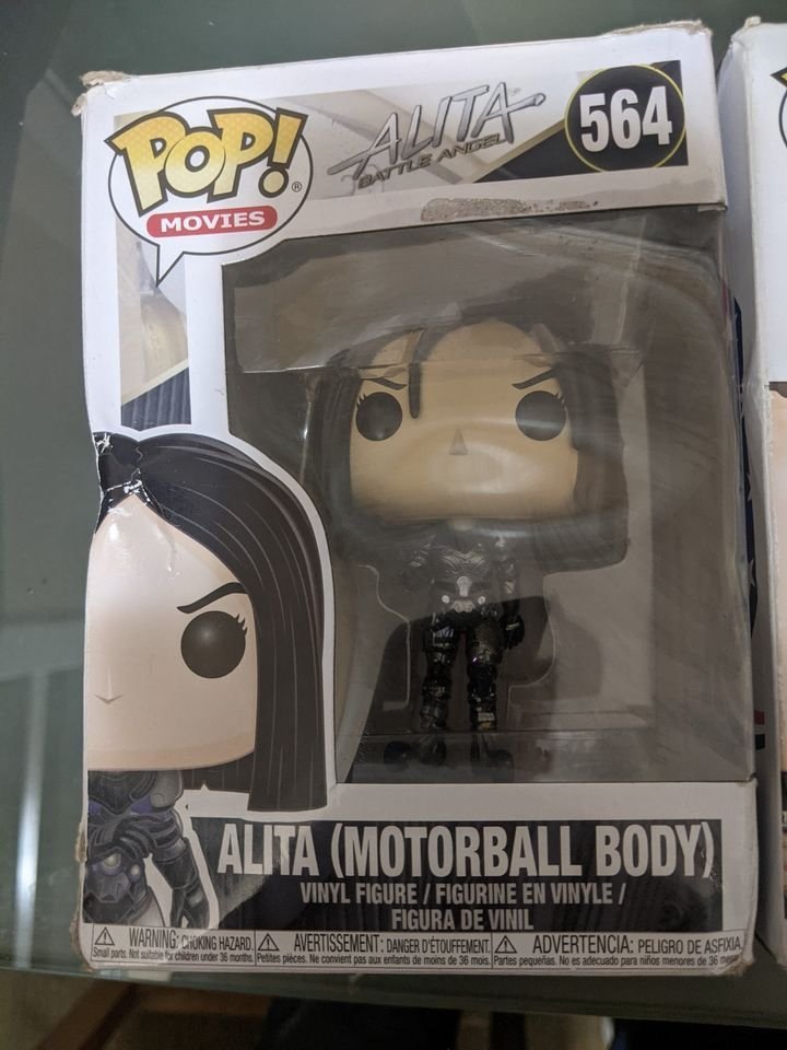 Funko Pop, Gary Walsh #724 and Alita #564, $10 each, $20 for all - photo 2