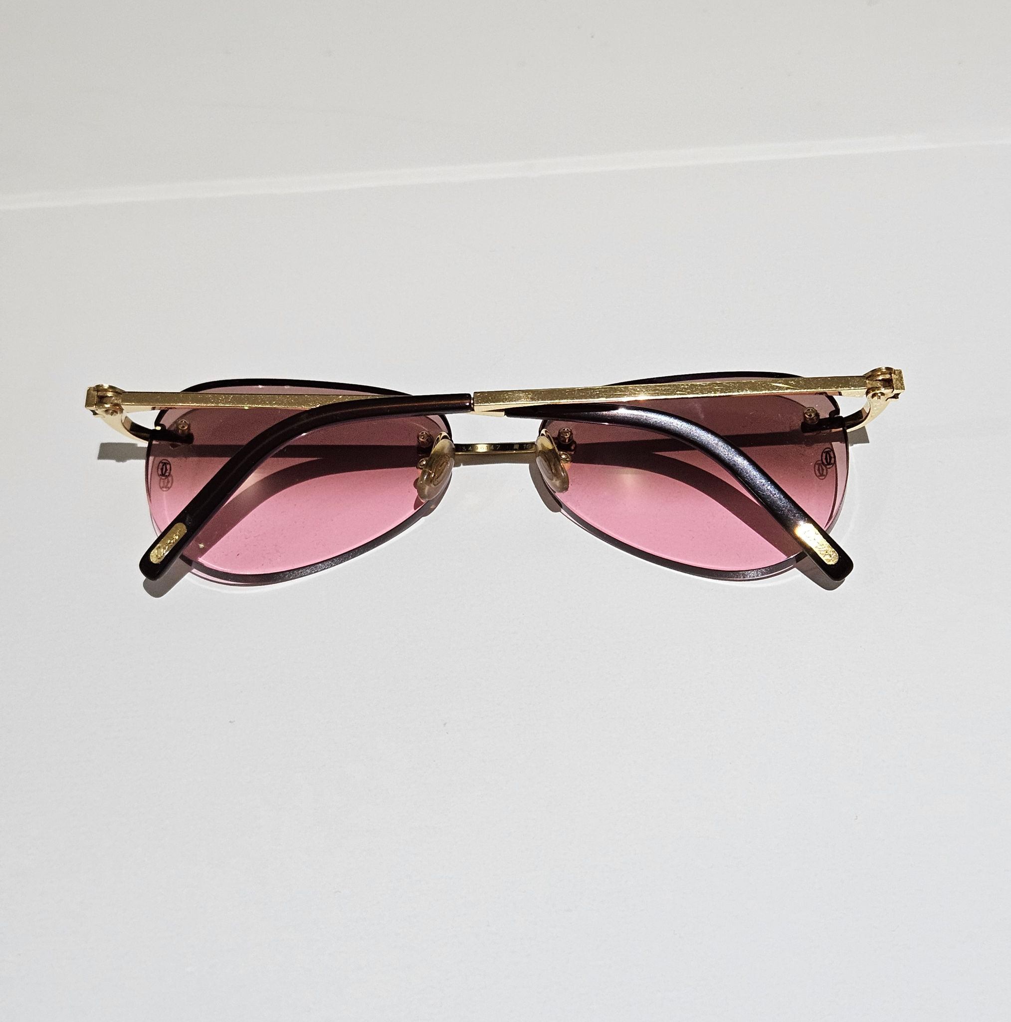 Cartier C Décor (Signature C) rimless sunglasses - photo 2