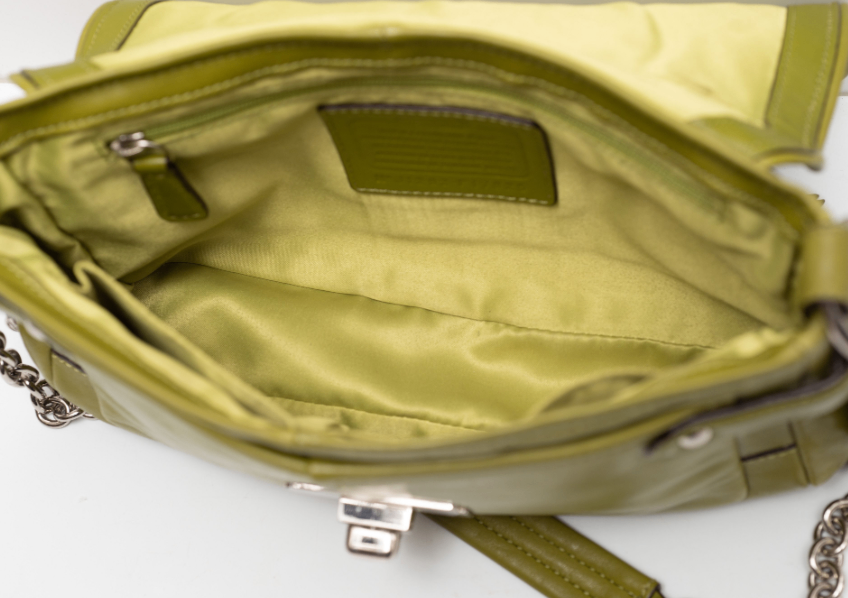 Authentic Vintage Coach Chelsea Olive Leather Shoulder Bag - photo 5